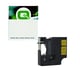 Q-Nomic 45018 fita preto sobre amarelo (12mm X 7m) | QN45018