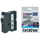 Brother TX-355 fita branco sobre preto 24 mm | BROTX355