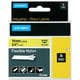 Dymo RHINO 18491 (S0718090) fitas nylon flexível 19mm preto sobre amarelo (3,5M) | 18491