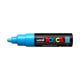 Marcador Posca PC-7M | Ponta Redonda 4,5 mm - 5,5 mm | Azul Claro