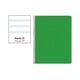 Caderno Espiral Folio | 80H | Pautado 2.5mm | Capa Mole | 75gr | Verde