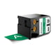 DYMO 1868785 XTL fita vinil branco sobre verde 54mm. Comprimento da fita: 7,5 metros. | DYM1868785