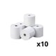 Pack 10x Rolo térmico (Multibanco) | 57X40X12 | Branco
