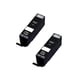Q-Nomic PGI-550PGBK XL Pack 2 tinteiros pretos | QNB-PGI550BK2X