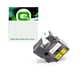 Q-Nomic 1734525 IND Rhino fita nylon flexível preto sobre amarelo 24 mm x 3,5 m | QN1734525