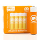 Q-nomic pilhas alcalinas AAA /MN2400 / LR03 | 1,5V | 4 unidades