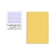 Caderno Espiral Folio | 80F | Quadricula 4mm | Capa Dura | 75gr | Amarelo