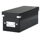 Leitz 6041 WOW Caixa de Armazenamento CDs Preta | Para 30 CDs