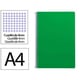Caderno espiral Folio | Quadriculado 4 mm | 75 g | Capa mole | Verde