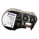 Brady M4C-750-595-YL-BK fita de vinil preto sobre amarelo 19,05 mm x 7,62 m | BRAM4C-750-595-YL-BK