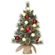 Árvore de Natal artificial com 10 luzes 60 cm