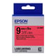 Epson LK-3RBP fita preto sobre vermelho 9mm (C53S653001) | EPSLK-3RBP