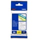 Brother TZe-135 fita 12mm texto branco sobre transparente (8M) | BROTZE135