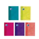 Pack x5: Caderno Oxford | Quadricula 5mm | Capa Dura | Várias cores
