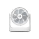 Ventilador de mesa | 18 cm | Branco