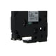 Q-Nomic TZe-FX221 fita flexível 9mm texto preto sobre branco (8M) | QNTZe-FX221