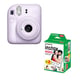 Fujifilm instax mini 12 Lilás Pack câmara + Papel foto