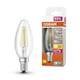 Osram lâmpada LED E14 B35 filamento luz quente regulável 5.5 W | 60 W