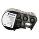 Brady M4C-750-595-WT-BK etiquetas de vinil preto sobre branco 19,05 mm x 7,62 m | BRAM4C-750-595-WT-BK