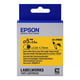 Epson LK-4YBA5 Fita termoretrátil preto sobre amarelo 5mm (C53S654906) | EPSLK-4YBA5