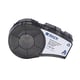 Brady M21-18-499 fita de tecido naylon preto sobre branco 25,40 mm x 19,05 mm | BRAM21-18-499
