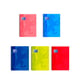 Pack x5: Caderno Oxford | Quadricula 4mm | Capa Polipropileno | Cores
