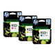 HP 933XL Pack 3 cores (Cyan + Magenta + Yellow) | HPB-933XLCMY