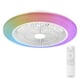 Philips Ventilador de teto com lâmpada LED de 48 cm | 2700K + RGB | Branco Regulável