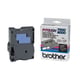 Brother TX-345 fita branco sobre preto 18 mm | BROTX345