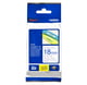 Brother TZe-243 fita 18mm texto azul sobre branco (8M) | BROTZE243