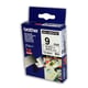 Brother TZe-N221 - 12 mm fita NO laminada preto / branco (8 m) | BROTZN221