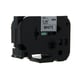 Q-Nomic TZe-FX251 fita flexível 24mm texto preto sobre branco (8M) | QNTZe-FX251