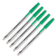 PACK x5: Caneta Verde | Transparente | 0.7mm