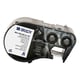 Brady M4C-500-595-CL-WT fita de vinil branco sobre transparente 12,7 mm x 6,1 m | BRAM4C-500-595-CL-WT