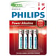 Philips Power AAA/LR03/MN2400 | Pilhas Alcalinas | 4 unidades