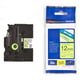 Brother TZe-C31 fita 12mm texto preto sobre amarelo fluorescente (5M) | BROTZEC31