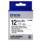 Epson LK-4WBB Fita de papel preto sobre branco 12mm (C53S654023) | EPSLK-4WBB