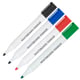 PACK x4: Marcador Quadro Branco | Ponta redonda 3mm |  | Preto, vermelho, verde e azul