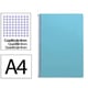 Caderno Espiral Folio | Quadriculado 4 mm | 75 g | Capa mole | Azul celeste