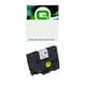Q-Nomic HSe-231 fita tubo termorretrátil preto sobre branco 11,7mm | QNHSe-231