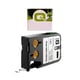 Q-Nomic 1868806 XTL envoltório de cabo flexível preto sobre branco 12mm | QN1868806