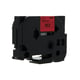 Q-Nomic TZe-441 fita 18mm texto preto sobre vermelho (8M) | QNTZe-441