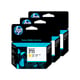 HP 711 (CZ136A) Pack 3 tinteiros amarelo | HPB-CZ136A