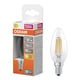 Osram lâmpada LED E14 B35 filamento luz quente 5.5W | 60W