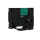 Q-Nomic TZe-731 fita 12mm texto preto sobre verde (8M) | QNTZe-731