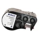 Brady M4C-1000-595-RD-WT etiquetas de vinil branco sobre vermelho 25,40 mm x 7,62 m | BRAM4C-1000-595-RD-WT