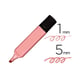 Marcadores Pastel| Ponta fina 5mm | Cor-de-Rosa