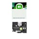 Q-Nomic TZe-N251 fita preta sobre branco 24 mm | QNTZEN251