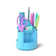 Mini organizador de secretária| Giratório | Azul pastel