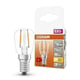 Osram lâmpada LED E14 T26 filamento luz quente 1.3W | 10W